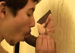 GloryholeAndHandjobs - Super juicy Peter pumping gloryhole
