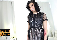 P-O-V - Henny Ssy plays footsie with your P-O-V shaft & rides you hard