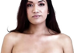 Slutty Asian TS Jessica Fox gets satisfied by dudes cock