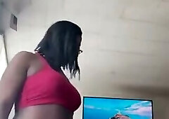 Ebony Ts fucks a black guy nice & slow