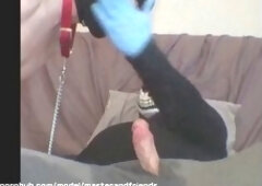 Wrists tied, bondage slave, gay ass too mouth