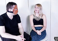 Throat screwed wifey washes out her mouth