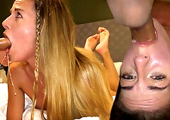 Spring Break College Girl Gets Her First Throatpie And Begs For More Rough Fun