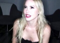 A Concupiscent French Blond Wife Invites Me To Pound Her Large Booty In The Darksome Cheating