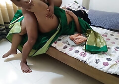 Punjab Milf Hot Aunty Doing Laundry In Bed When Neighbor Saw Her & Fucked - Desi Sex