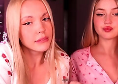Beautiful Blonde Babes Lesbian Massage