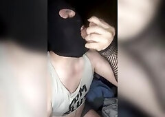 Trashy CD Sissy Whore Trisha Trash Gives Sloppy Deepthroat Fellatio to Biggest Sextoy