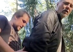 Horny bare fuck outside 4