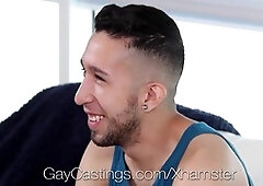 GayCastings novice Hayden shag and facial cumshot by casting agent