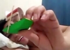 Latina Camwhore Daniela Duran shows her naked body in onlyfans shower show