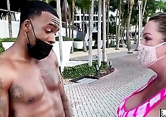 Sexy Butt Hollywood Takes Rome's Biggest Ebony Ramrod Unfathomable Down Her Mouth!