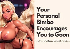 Your playful bimbo encourages you to goon and enjoy every moment of it