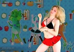 Two big tit blonde babes fucking a big