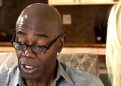 Lusty teen blondie craves solid black dong