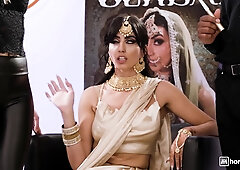 Bollywood Celebrity Fucked On Live TV Sex orgy