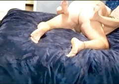 Slippery legs all prepped before I take her for some fun