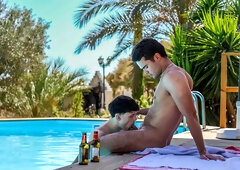 Poolside anal with Jack Davis and Vlad Stone