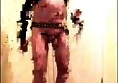 Brown haired slut in leopard micro skirt