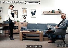 DADDY4K. I banged with his dad to get married! Sexy movie scene with Daruma Rai