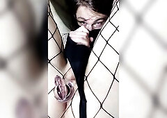masked femboy self facial jizz flow compilation