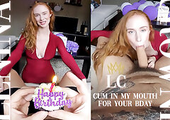 Cum in My Mouth for Your Bday