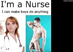 A compendium of seductive mature nurses in CFNM situations who take great delight in humiliating guys to undress undressed and masturbate for 'em
