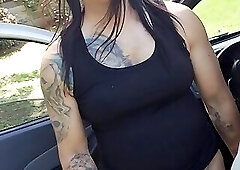 South African femboy flashing