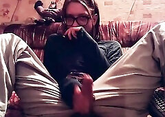 Hattabi4ik Fapping Large Penis (Home)