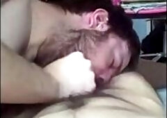 Big-Cock Blowjob and Cum Load with Amateur Buddies