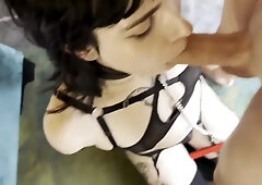 Goth Whore Serves Her Master For Hot Fuck