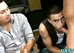 Sharing one cock to suck