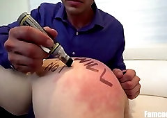 In-spite Of Warnings...Why, Son?.. Dad Punishes Me