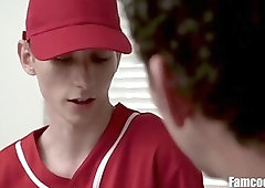 Dad fucks twink son after baseball practice