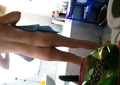 Stepmom in very intimate voyeur scenes