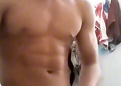 Hot muscle young vietnamese boy