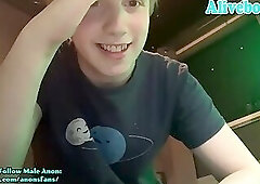 cute twink boy likes to have fun on webcam