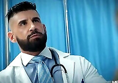 Dr. Justin Jett give Alex Brand Medical Exam - DILF Doctor MAP