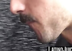 Muscled Diego Silvero along with four latinos unleashed their horny side in a single room