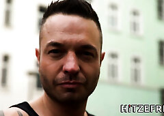 Blonde German Gabi Gives Solo Show To Mr. Wagner