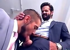 Muscle gay anal sex with facial