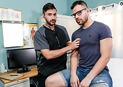 Doctor/patient fuck with Scott DeMarco and Angel Ventura