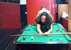 Jogando Sinuca No Motel Com A Transex Gostosa Do Sul