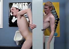 Gloryhole twink gets his ass pounded