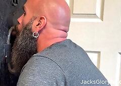 Tall Black Otter Stops By To Get Drained