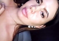 Jessica Hot Amateur Brunette On Creamy Masturbation