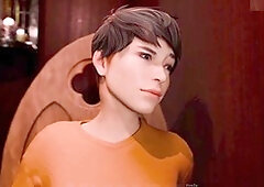 Sissy in prison 3 gets it nailed deep by the chief