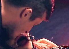 Cutie gets bent over and fucked hard by her master