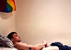 Hand-Job and jizz. Glorious piercinged youngster