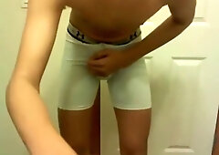 Under Armour Boy Cums On Desk