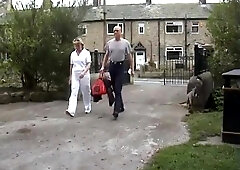 British Granny Screwed on the Floor